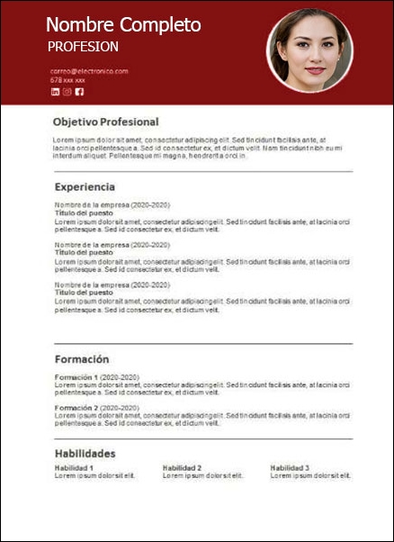 plantilla currículum endocrinólogo